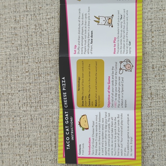 Taco Cat Goat Cheese Pizza Card Game - Brand New - Picture 7 of 11